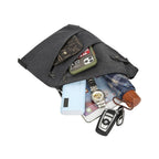 Anti Theft Sling Bag Oxford Cloth Chest Shoulder Bag Travel Crossbody Pack - Left