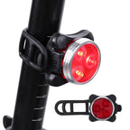 2Pcs Rechargeable Bicycle Lights Bright LED Headlight and Taillight