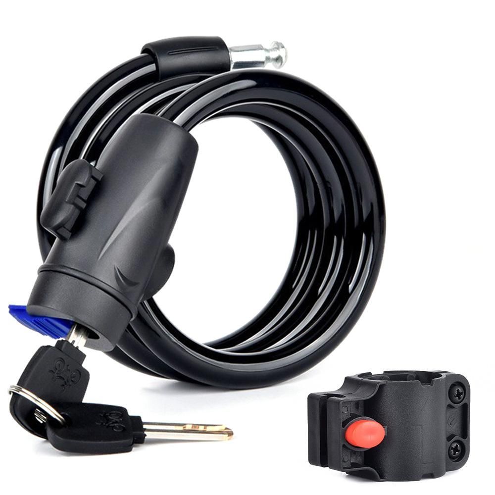 Bike Lock Secure Bicycle Lock with Bracket And 2pcs Keys