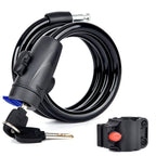 Bike Lock Secure Bicycle Lock with Bracket And 2pcs Keys
