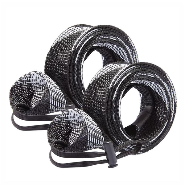 2Pcs Rod Sock Fishing Rod Sleeve Protector Pole Gloves Fishing Tools - White
