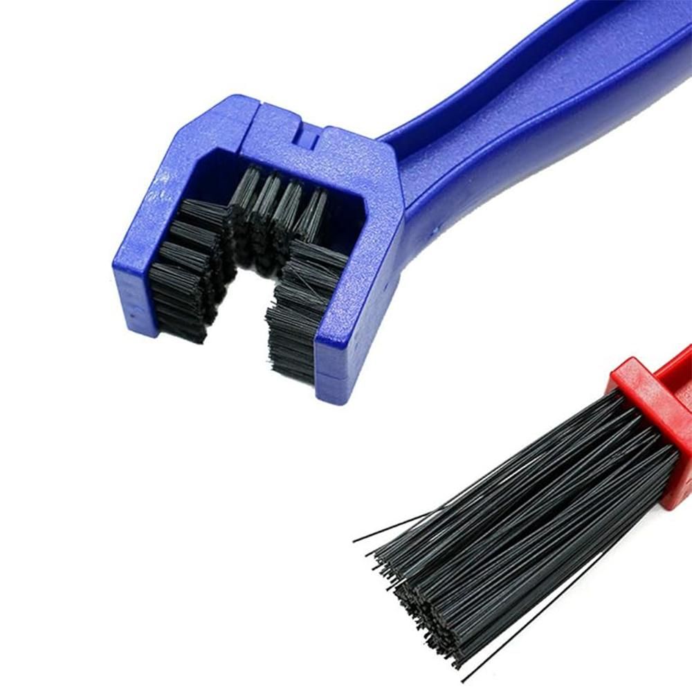 2 Pcs Dual Head Bike Chain Cleaning Brush Set for Bicycle Motorcycle Chain Cleaner
