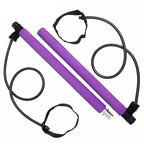 Pilates Exercise Bar With Resistance Band For Whole Body Workouts