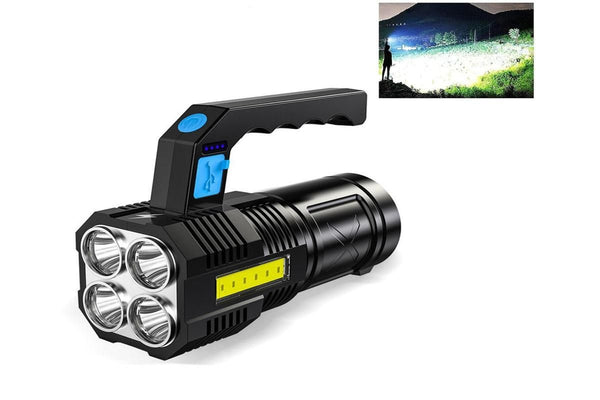 LED Flashlight Rechargeable Portable Light for Outdoor Camping Hiking Super Brightest Flashlights Emergency Flashlight