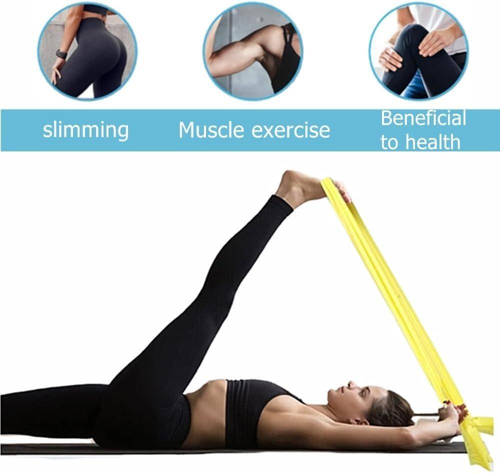 Resistance Belt Three-color Professional Elastic for Yoga Pilates