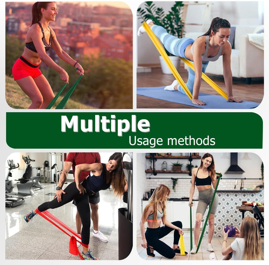 Resistance Belt Three-color Professional Elastic for Yoga Pilates