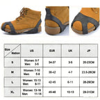 Winter Ice Cleats Snow Shoe Grips Anti-Slip Covers Outdoor Climbing Hiking (S)