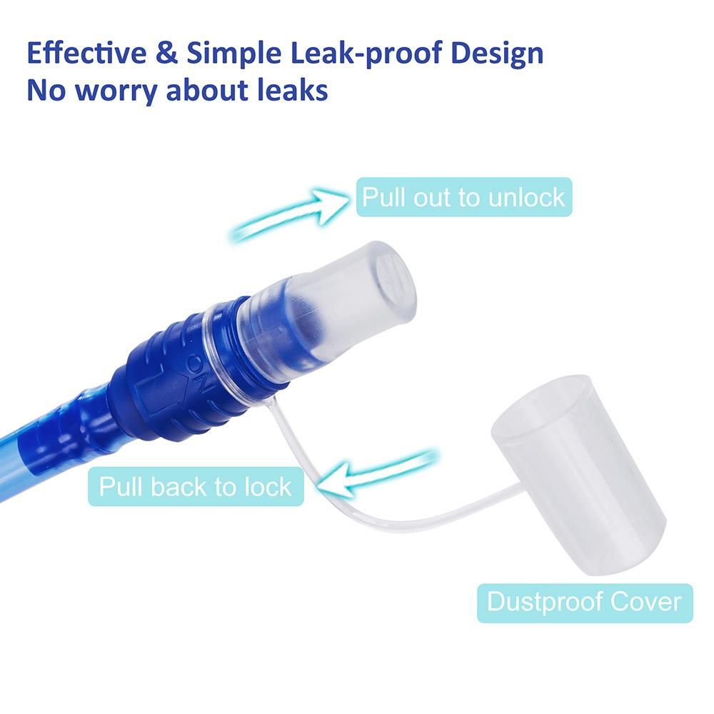 2 Liter Hydration Bladder Leak Proof Water Reservoir for Running Hiking Camping Cycling Climbing