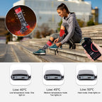 Heated Socks Rechargeable 5000mAh APP Remote Control Washable Winter (Blue)