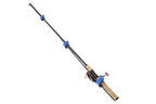 10Pcs Fishing Rod Straps Fishing Rod Clips for Casting Spinning Fly Rods - Blue