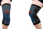 2-Pack Knitted Knee Support Sleeve Leg Brace for Gym Sports Running(XL)