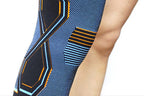 2-Pack Knitted Knee Support Sleeve Leg Brace for Gym Sports Running(M)