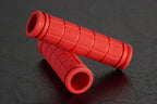 2PCS Bicycle Handle Bar Grips Rubber Grips For BMX MTB Cycle Road Mountain Bike - Red
