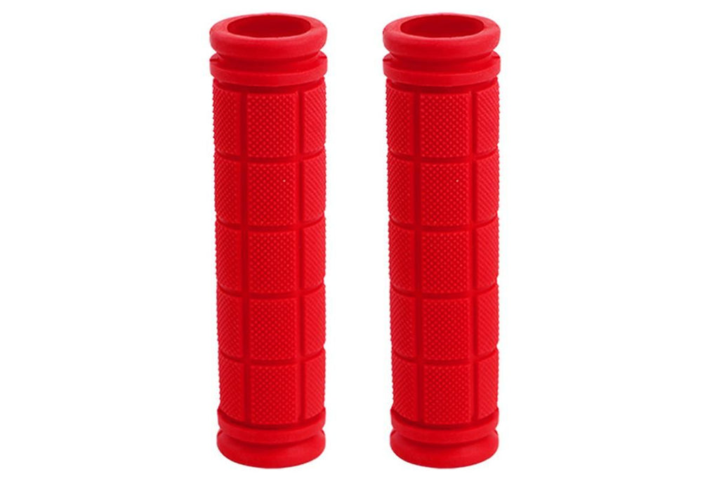 2PCS Bicycle Handle Bar Grips Rubber Grips For BMX MTB Cycle Road Mountain Bike - Red