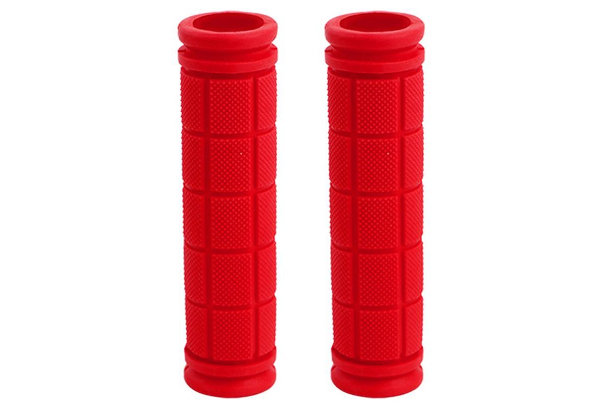 2PCS Bicycle Handle Bar Grips Rubber Grips For BMX MTB Cycle Road Mountain Bike - Red