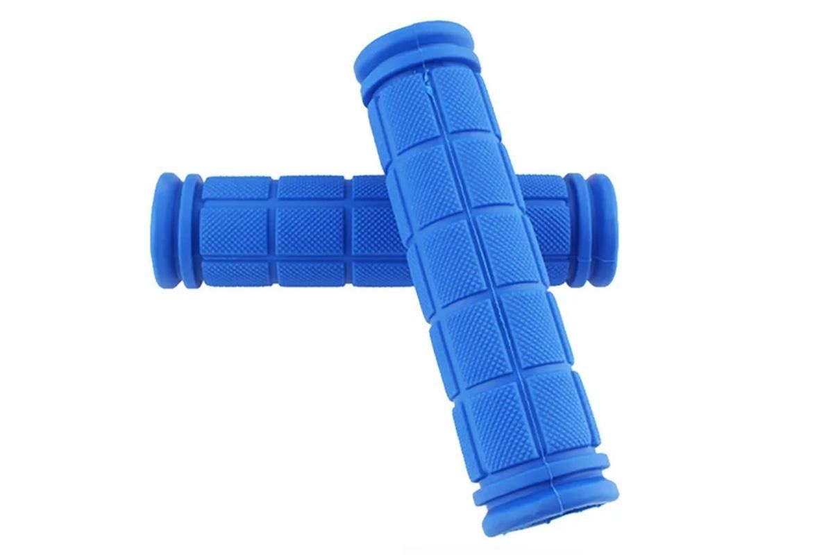 2PCS Bicycle Handle Bar Grips Rubber Grips For BMX MTB Cycle Road Mountain Bike - Blue