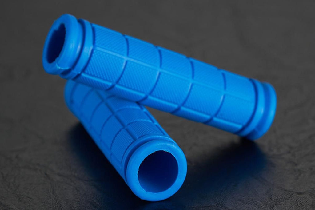 2PCS Bicycle Handle Bar Grips Rubber Grips For BMX MTB Cycle Road Mountain Bike - Blue