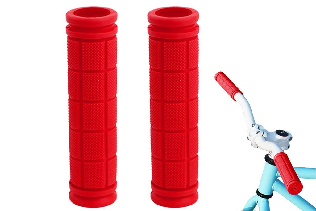 2PCS Bicycle Handle Bar Grips Rubber Grips For BMX MTB Cycle Road Mountain Bike - Blue