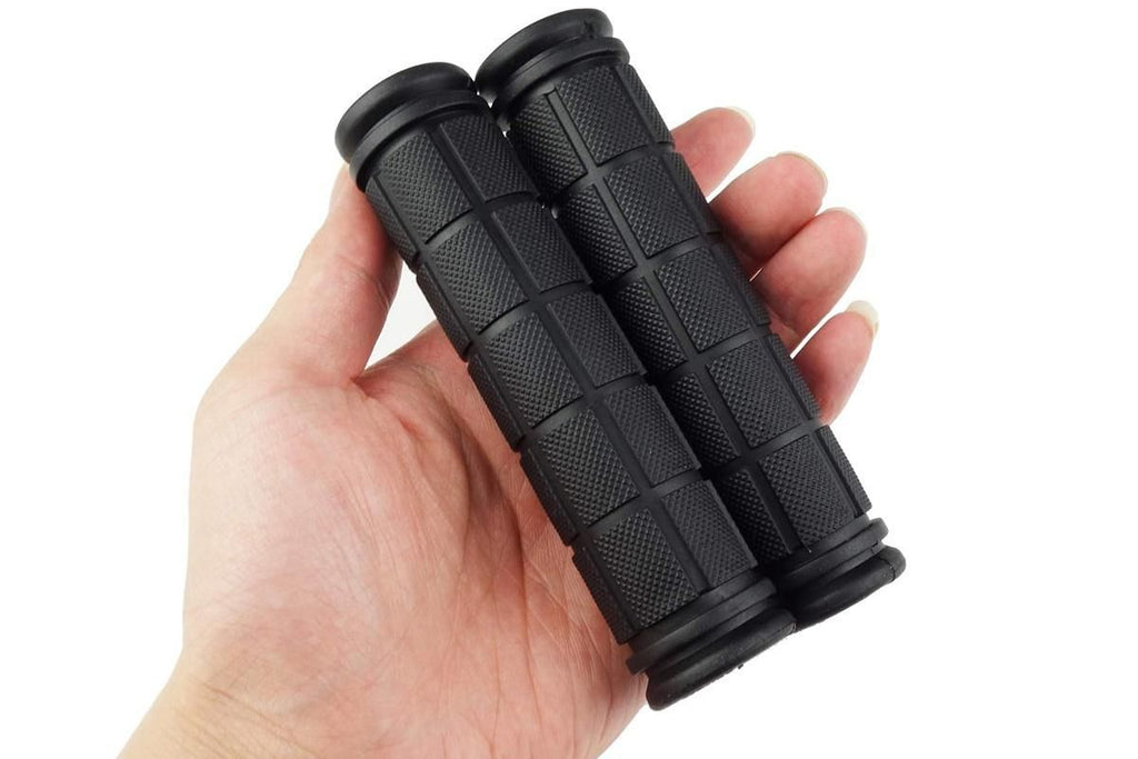 2PCS Bicycle Handle Bar Grips Rubber Grips For BMX MTB Cycle Road Mountain Bike - Black