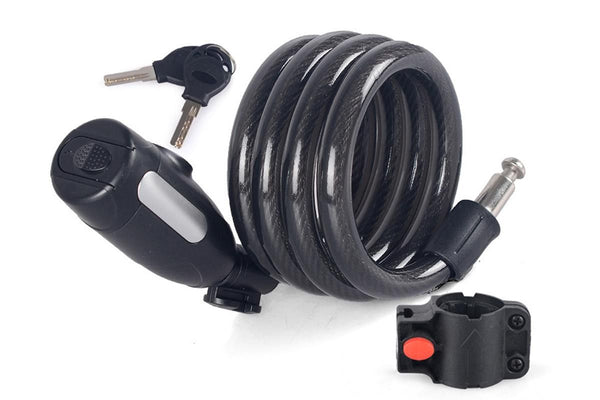 4-foot Heavy Duty Anti-Theft Cable Lock for Bicycles