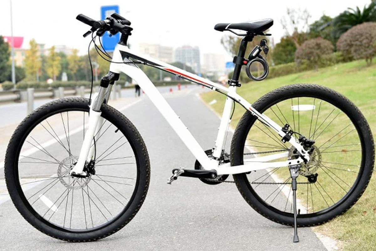 4FT Combination Bike Lock Heavy Duty Anti-Theft Cable Lock for Bicycles E-Bikes