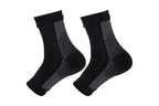 Compression Short Socks Ankle Support Socks -Black / S