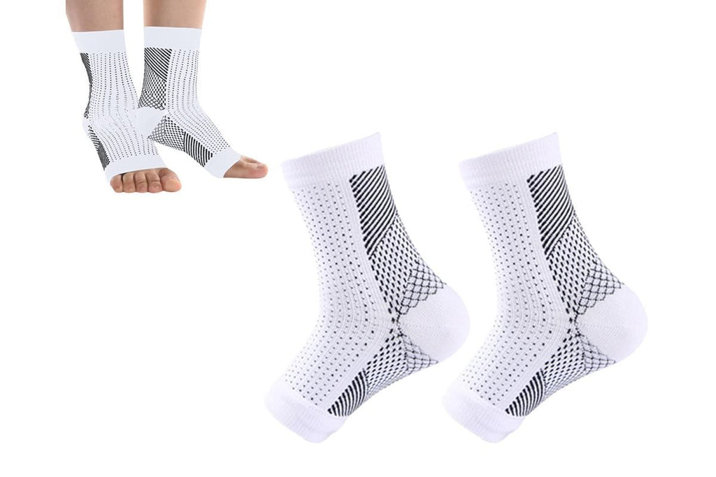 Compression Short Socks Ankle Support Socks -Orange / L
