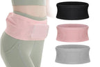 Invisible Running Waist Bag Belt Slim Running Belt Exercise Waist Belt Runner Belt for Running Walking Cycling Camping Gym -Pink / S