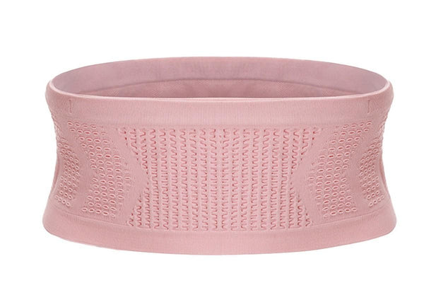 Invisible Running Waist Bag Belt Slim Running Belt Exercise Waist Belt Runner Belt for Running Walking Cycling Camping Gym -Pink / M