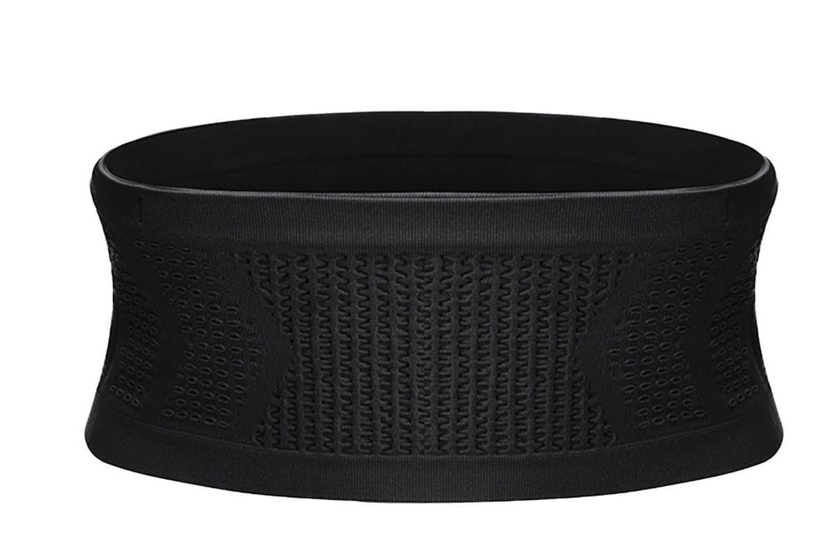 Invisible Running Waist Bag Belt Slim Running Belt Exercise Waist Belt Runner Belt for Running Walking Cycling Camping Gym -Black / M