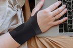 2X Adjustable Wrist Brace Wrist Support Protection Strap Compatible With Both Hands - Black