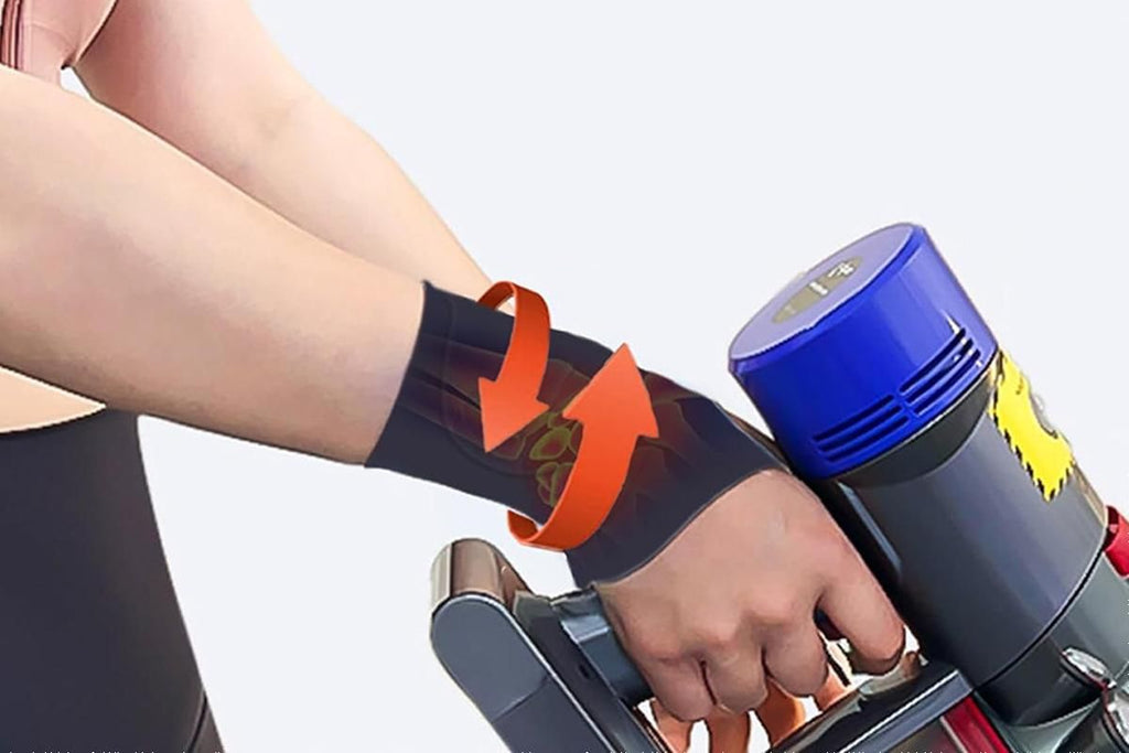 2X Adjustable Wrist Brace Wrist Support Protection Strap Compatible With Both Hands - Black