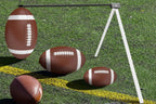 Football Kicking Tee Metal Place Kicking Stand for Field Goal Kicks -White