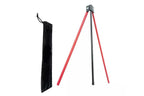 Football Kicking Tee Metal Place Kicking Stand for Field Goal Kicks -Red