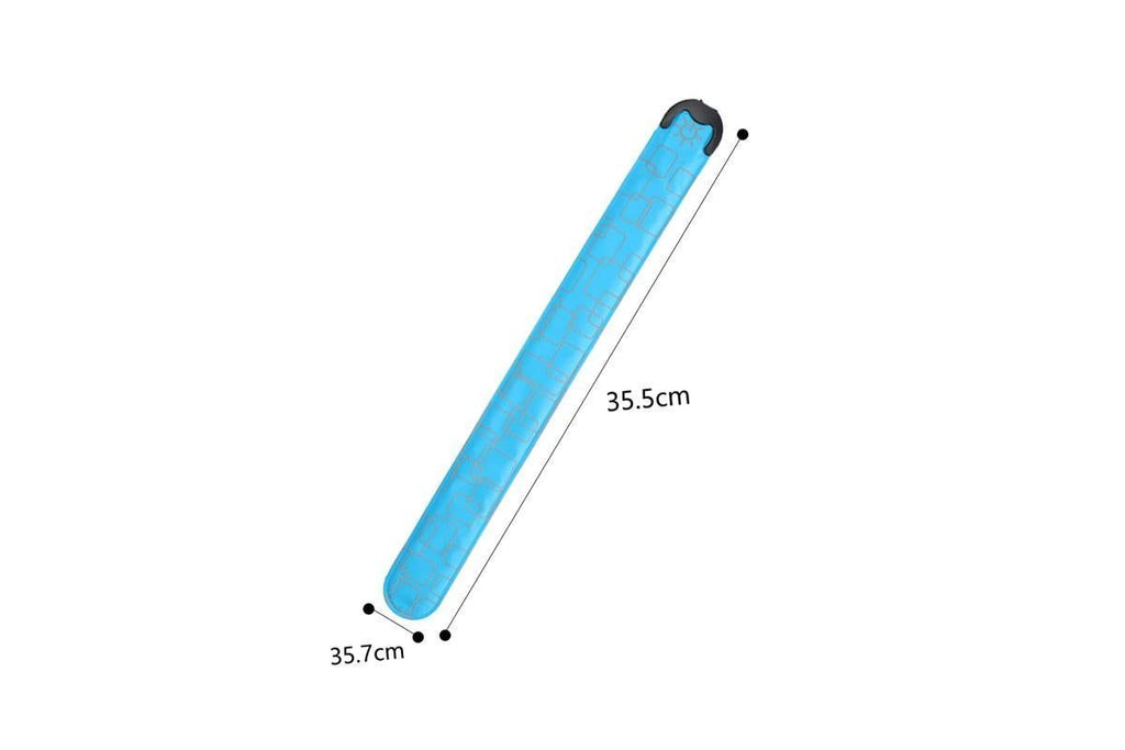 LED Light-Up Armband Safety Belt Night Running Cycling Arm Band -Blue