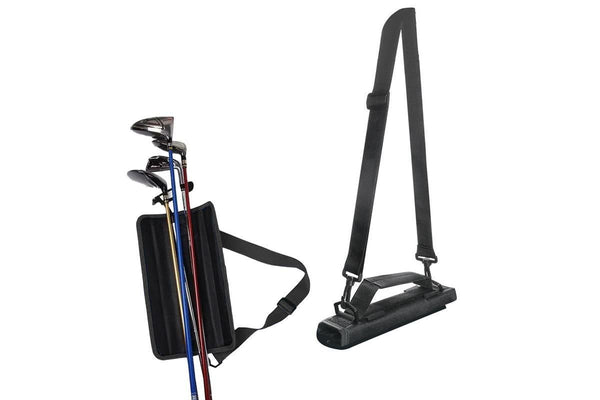 Portable Golf Club Bag With Adjustable Strap Golf Accessories -Black