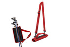 Portable Golf Club Bag With Adjustable Strap Golf Accessories -Red