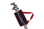 Portable Golf Club Bag With Adjustable Strap Golf Accessories -Red