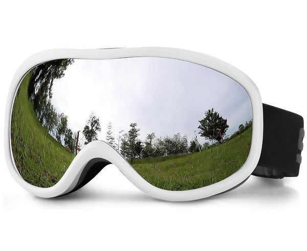 Dual Lens Ski Goggles for Eyeglasses with Anti-Fog UV Protection