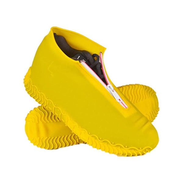 Waterproof Silicone Shoe Covers Reusable Overshoes - Yellow - M