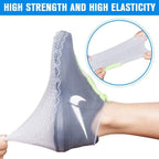 Waterproof Silicone Shoe Covers Reusable Overshoes - Yellow - L