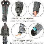Wearable Alien Sleeping Bag for Camping Travel Hiking and Outdoor Use - M
