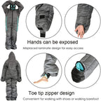 Wearable Alien Sleeping Bag for Camping Travel Hiking and Outdoor Use - L