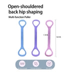8 Shape Resistance Bands for Arm Back Training Yoga Pilates Physical Therapy Stretching 3 Pack