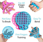 Finger Stretcher Hand Exerciser 2 Pack for Grip and Rehab