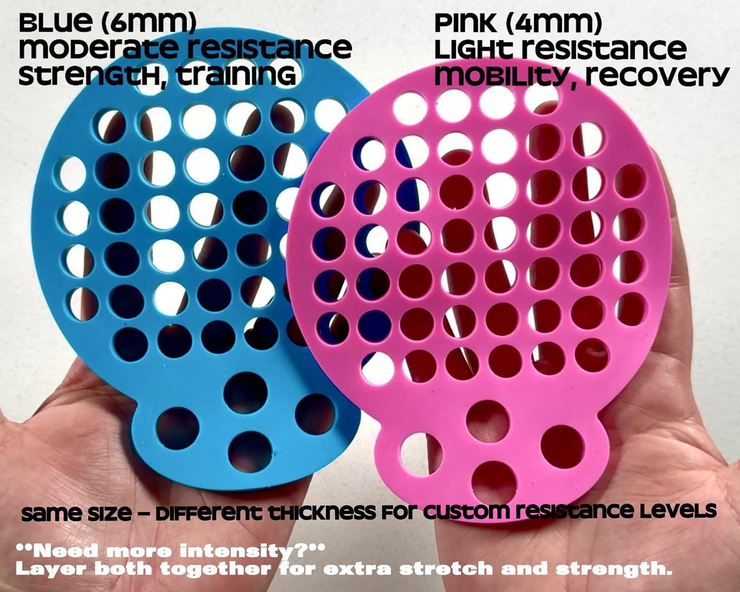 Finger Stretcher Hand Exerciser 2 Pack for Grip and Rehab