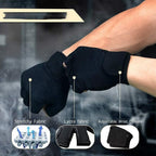 Fitness Gloves Half Finger Breathable Non Slip Weightlifting Training Workout Palm Support For Men And Women - Black XL