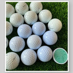 5Pcs Five-Layer PU Golf Tournament Ball Durable High-Performance Ball for Professional and Recreational Play-White