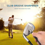 Golf Club Groove Cleaning Tool Wedge and Iron Groove Sharpener Golf Accessory - Blue