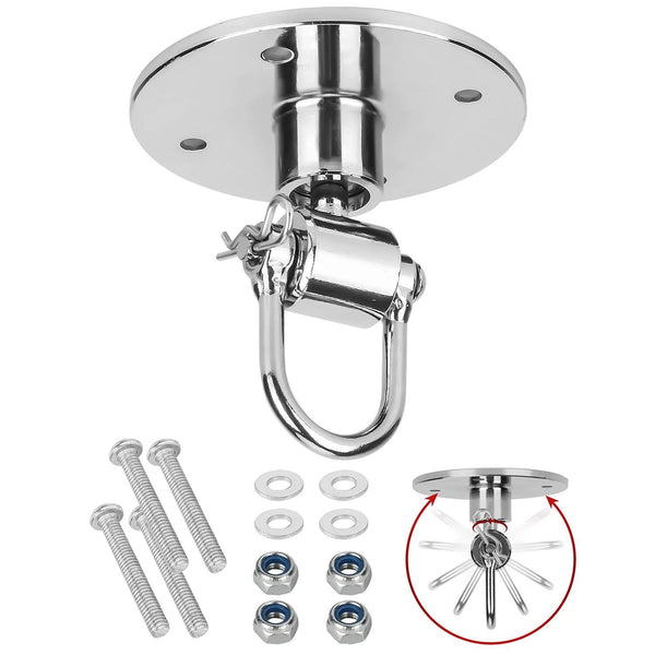 1PC Heavy Duty Speed Bag Mount Hardware Set with Quick Release Pin Boxing Accessories Silver